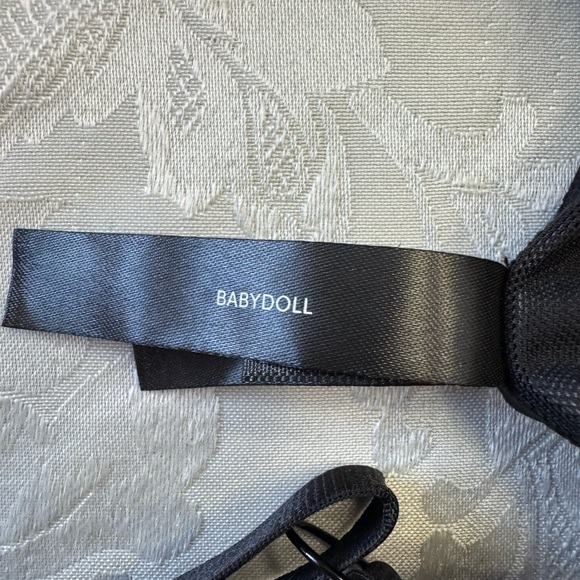 Torrid Babydoll Neglige Size 3X 22/24 Red Black Plaid Lace Sheer Sexy - Picture 7 of 9